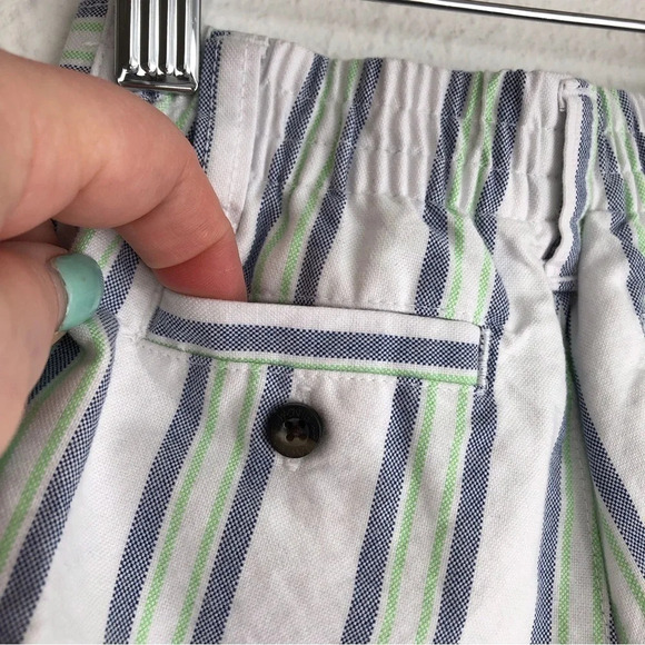 NWT Janie and Jack shorts white with blue & green stripes size 3-6 months - Picture 11 of 11